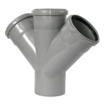 RAMIFICATIE dubla 110/110/110/45 pvc ropl.